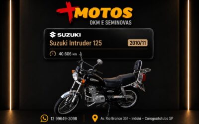 Intruder 125 – 2010/11 – R$ 10.900,00
