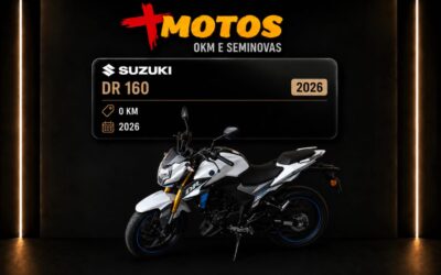 Suzuki DR160 – 2026 – R$ 21.600,00
