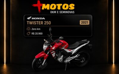 Honda Twister 250 – 2021 – R$ 20.900,00